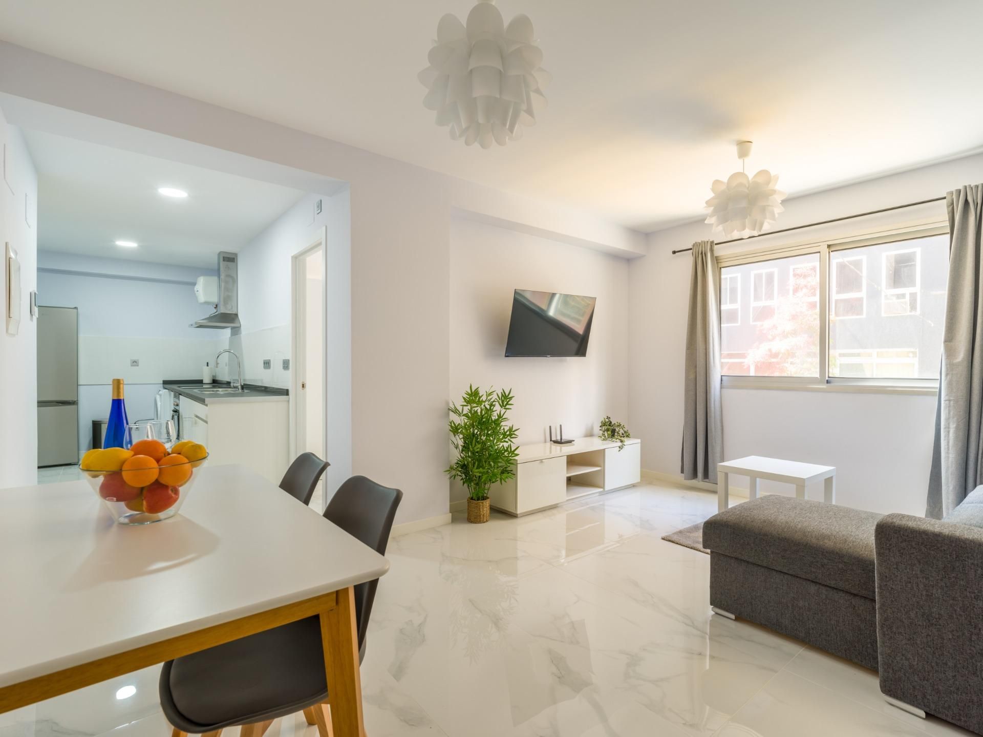 Sala de estar de Piso de alquiler en Las Palmas de Gran Canaria