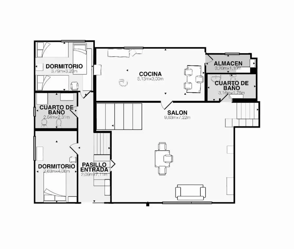 Chalet con terraza en venta en Calle Begonia, imagen 51