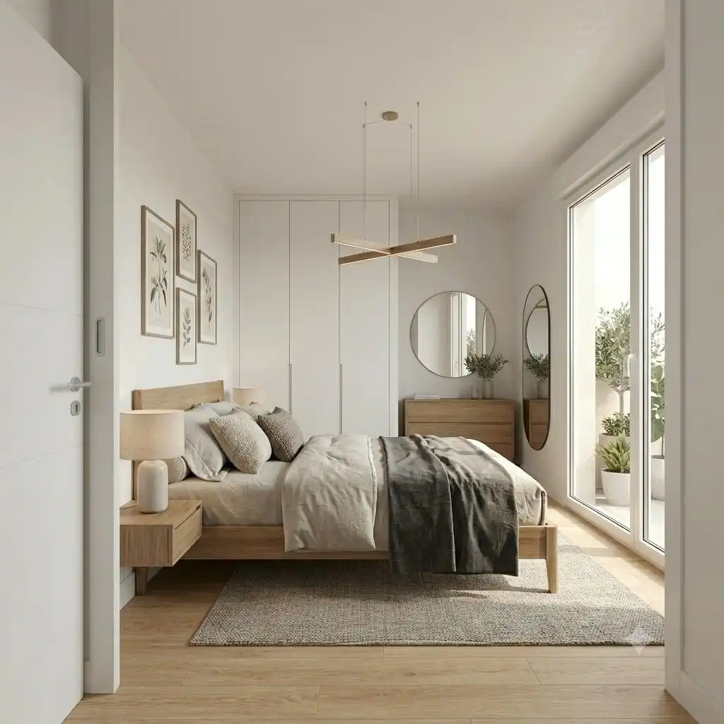 Schlafzimmer von Loft zum Verkauf in Castellón de la Plana / Castelló de la Plana mit Klimaanlage und Heizung