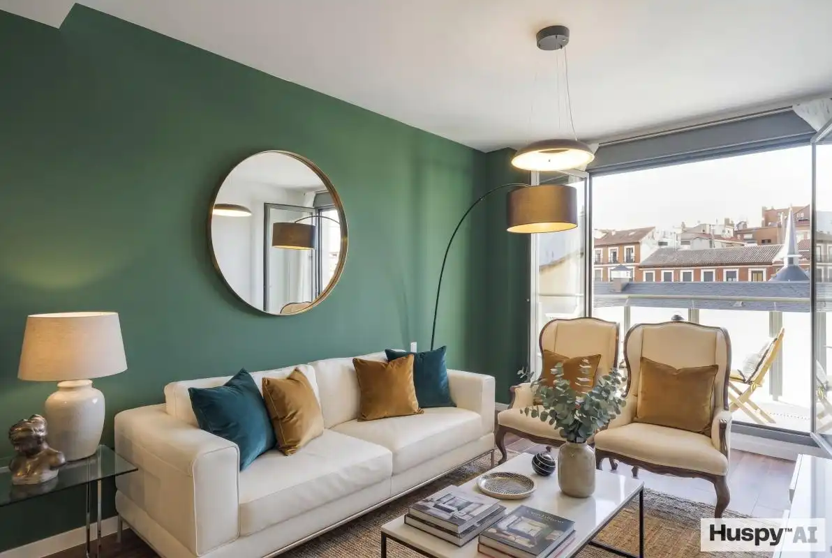 Living room of Attic for sale in Madrid  with Air Conditioner, Heating and Terrace