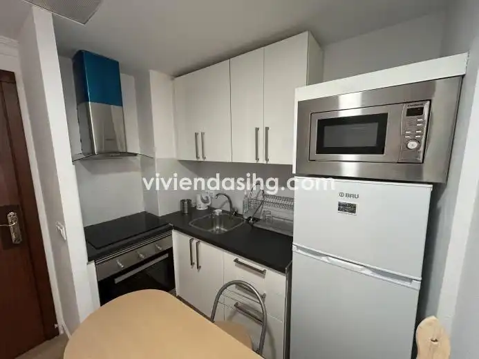 Cocina de Piso de alquiler en Puerto de la Cruz con Parquet, Terraza y Amueblado