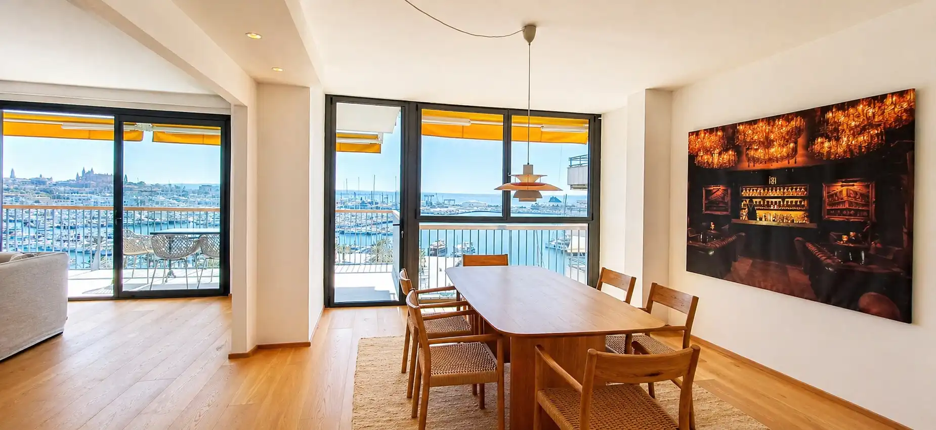 Comedor de Piso en venta en  Palma de Mallorca con Aire acondicionado, Parquet y Terraza