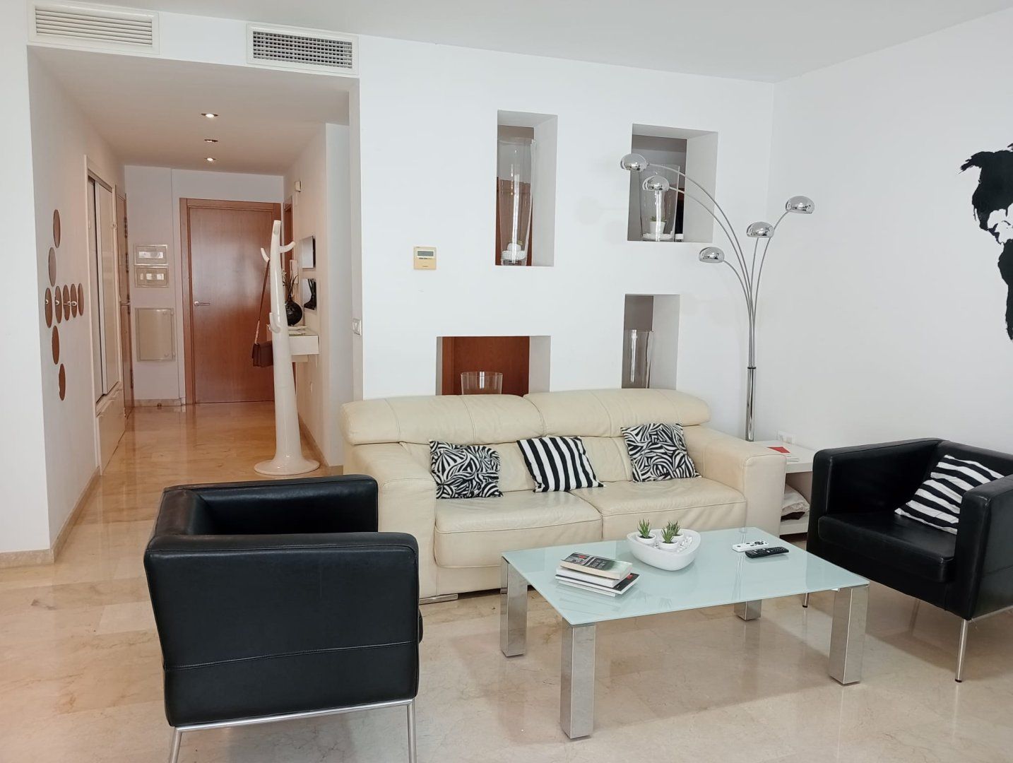 Sala de estar de Piso de alquiler en Motril con Aire acondicionado, Calefacción y Amueblado