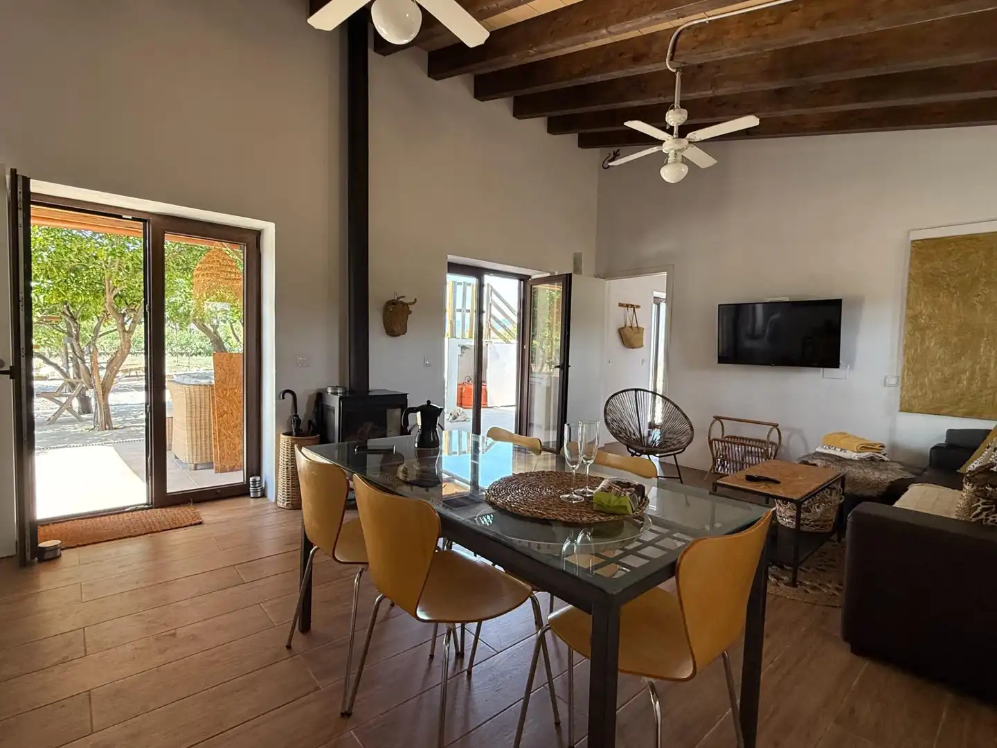 Dining room of Country homes for sale in Campanet  with Heating, Private garden and Swimming Pool