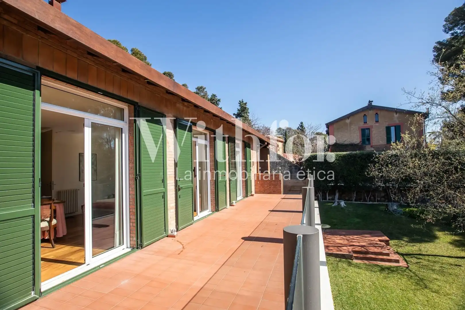 Terrace of Houses for rent in Esplugues de Llobregat  with Air Conditioner, Heating and Private garden