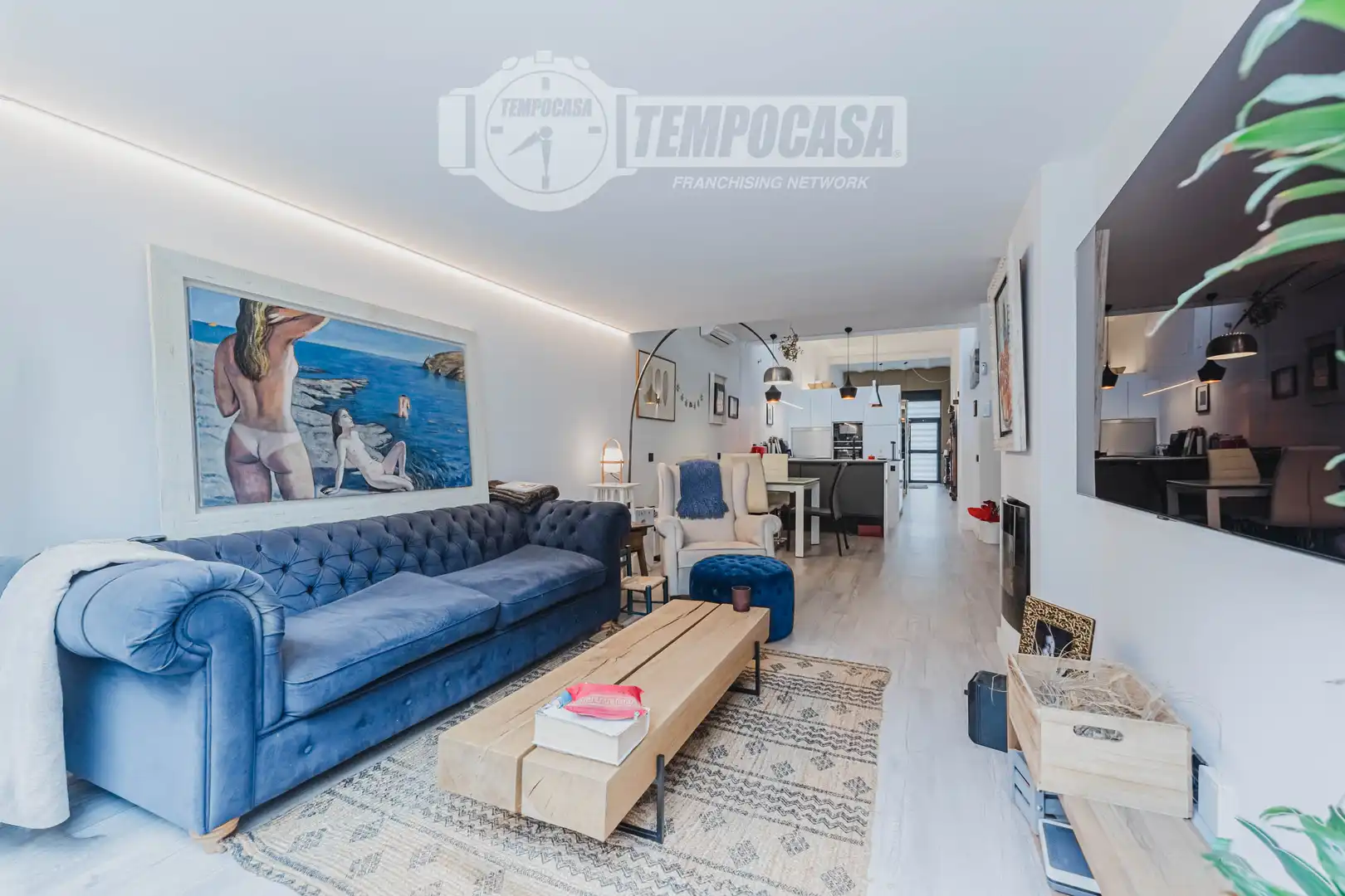 Living room of Flat for sale in Barcelona  with Air Conditioner, Heating and Balcony