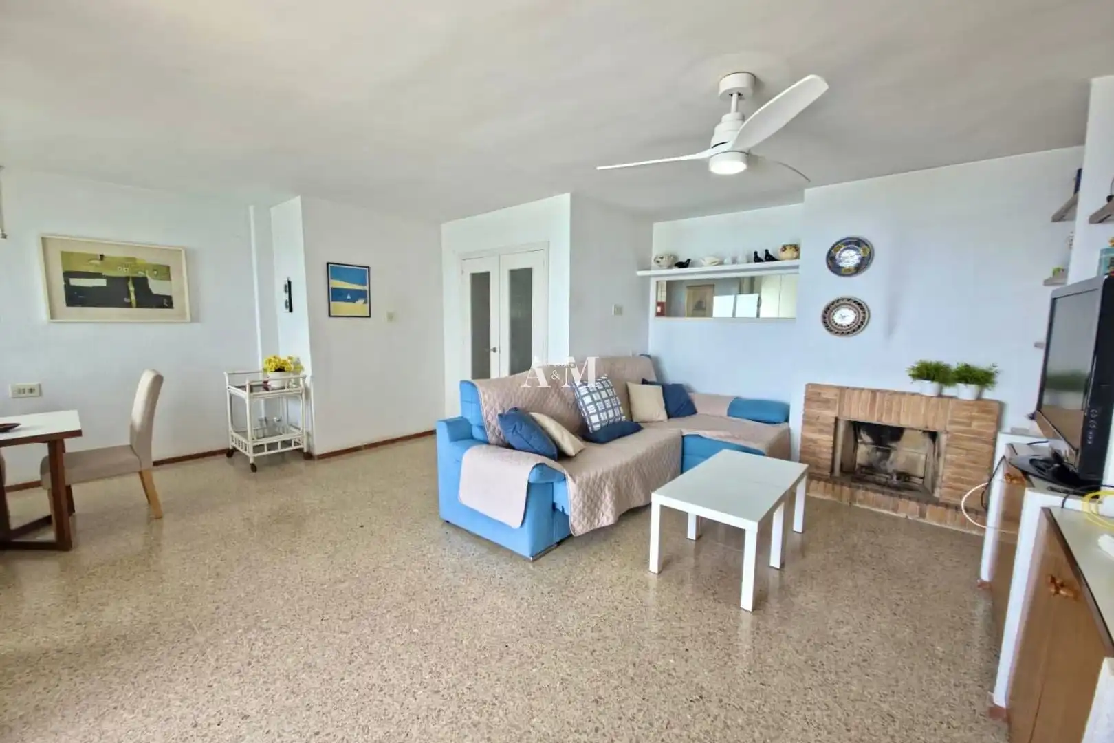 Sala de estar de Piso de alquiler en Torrevieja con Aire acondicionado, Calefacción y Terraza