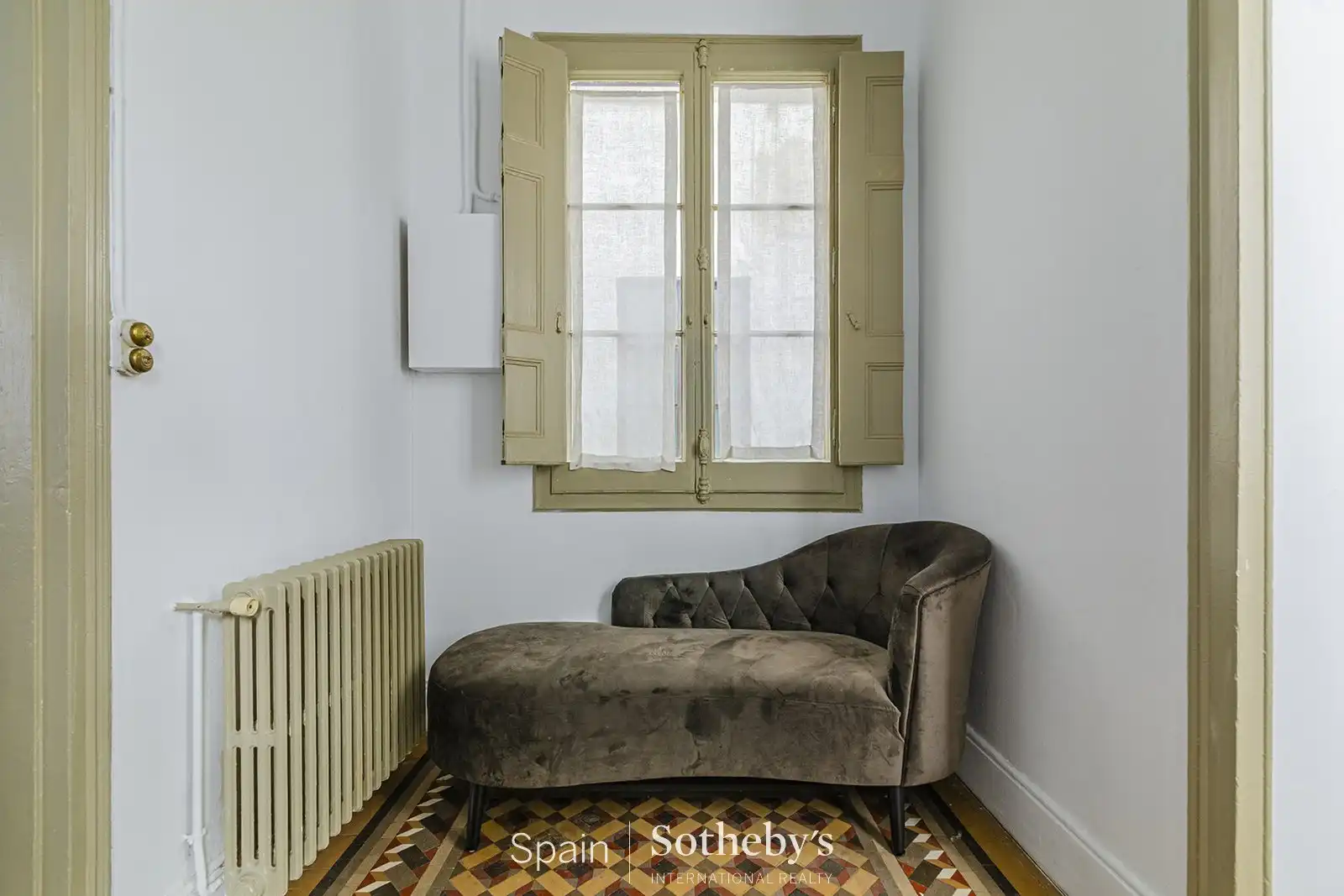 Sala de estar de Apartamento en venta en Barcelona con Calefacción y Terraza