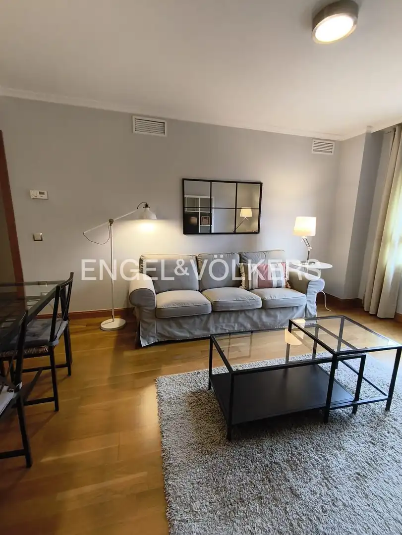 Sala d'estar de Pis de lloguer en Madrid amb Aire condicionat, Calefacció i Parquet