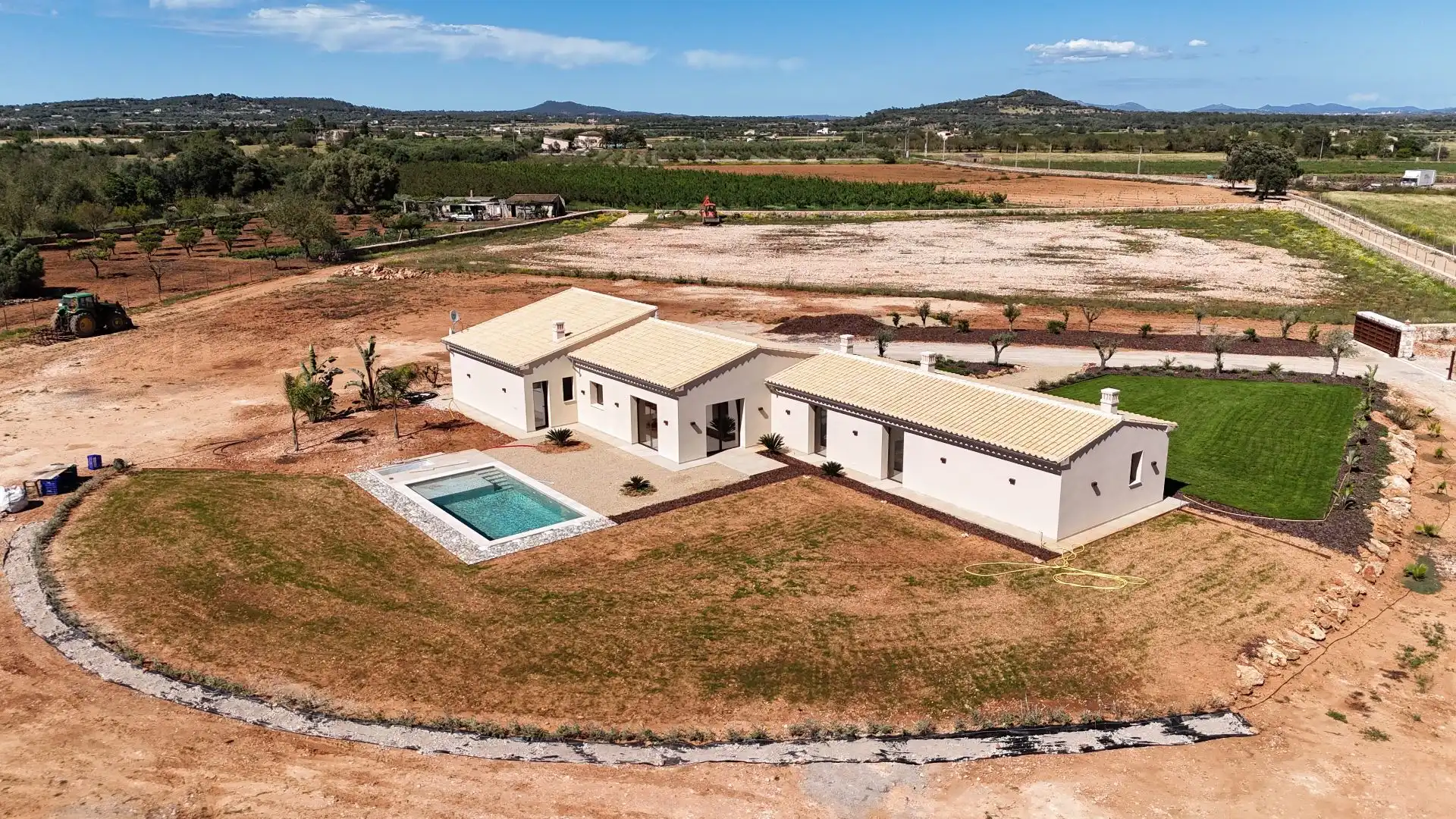 Vista exterior de Finca rústica de alquiler en Porreres con Aire acondicionado, Calefacción y Terraza