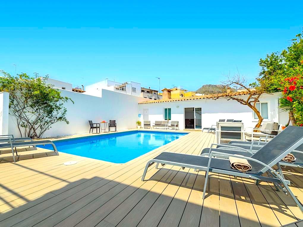 Piscina de Casa o xalet en venda en Pollença amb Aire condicionat i Piscina