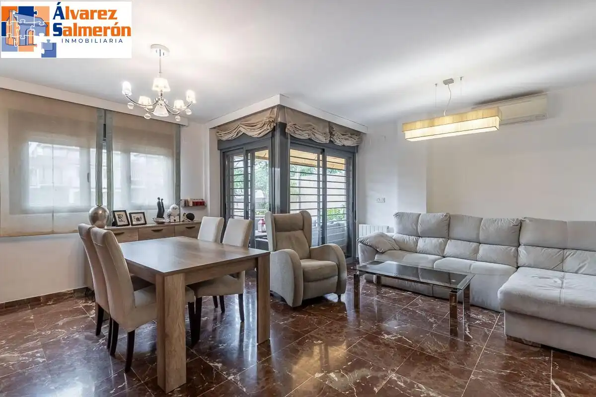 Living room of Detached homes for sale in Armilla  with Terrace, Furnished and Balcony