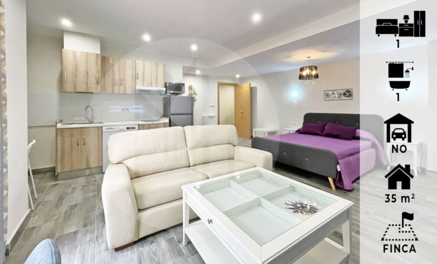 Living room of Flat to rent in  Valencia Capital  with Air Conditioner
