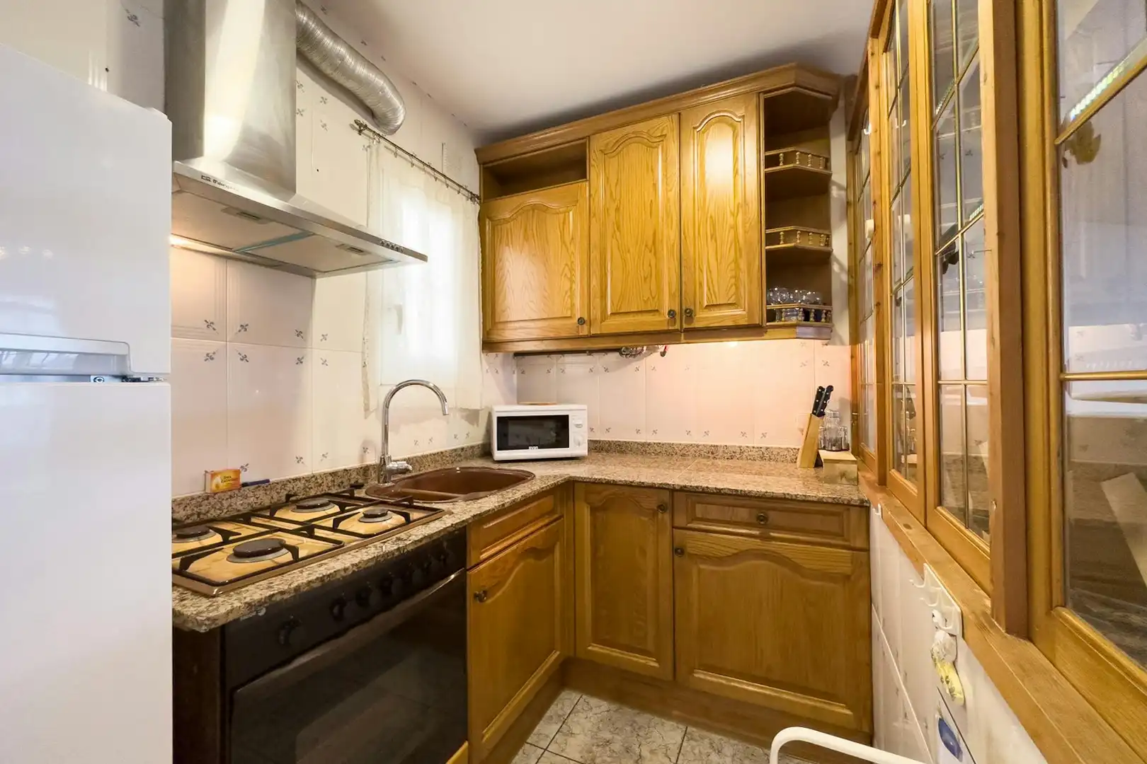 Kitchen of Flat for rent in Barcelona  with Air Conditioner, Heating and Furnished