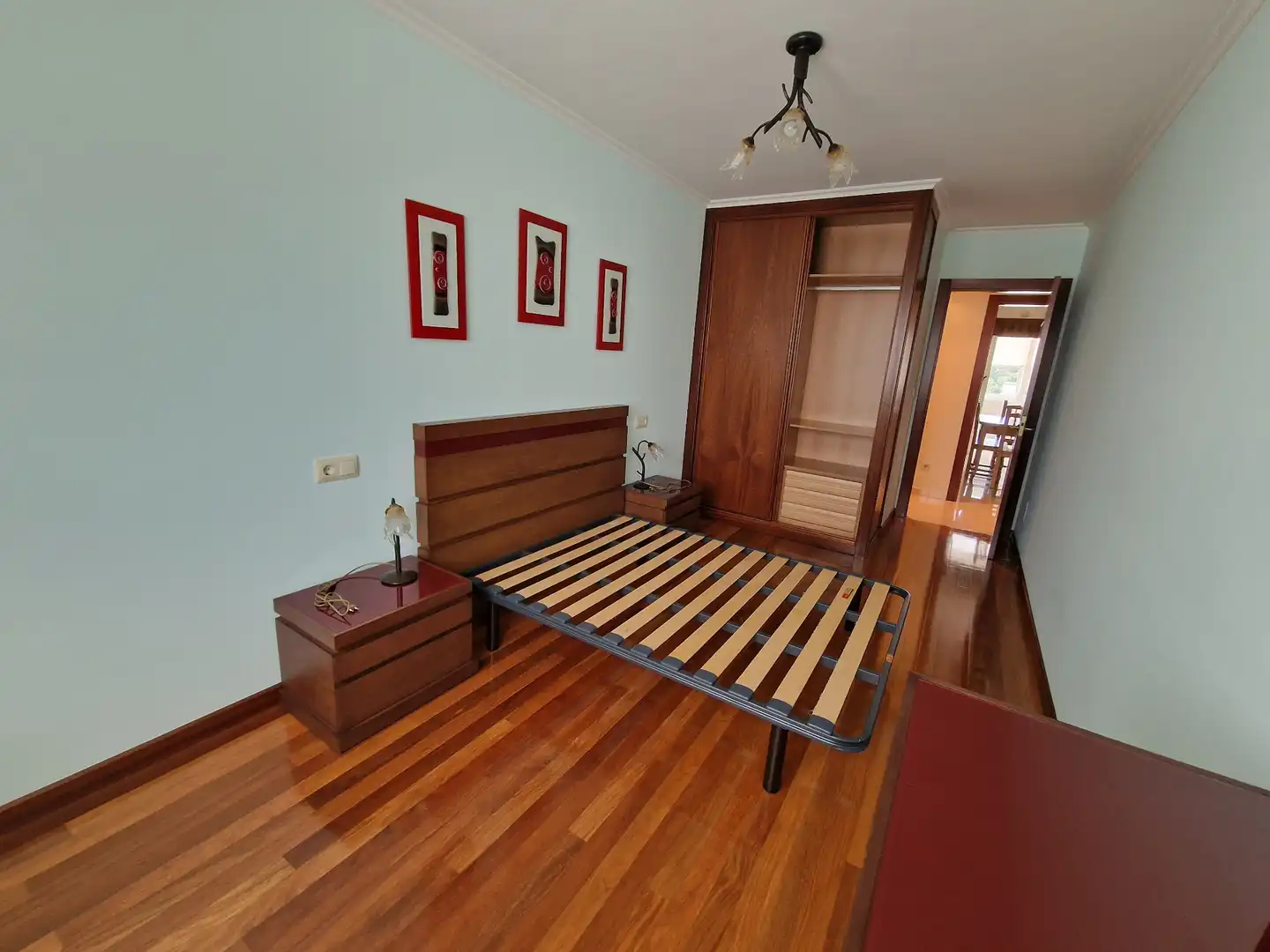 Bedroom of Flat for rent in Narón  with Heating, Terrace and Storage room