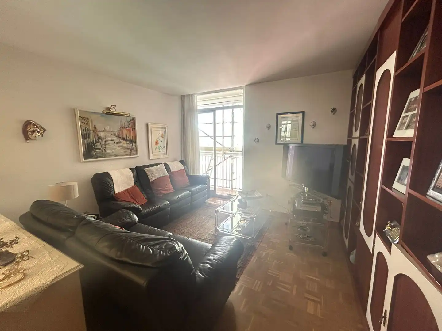 Wohnzimmer von Wohnung zum Verkauf in Barcelona mit Klimaanlage, Heizung und Möbliert