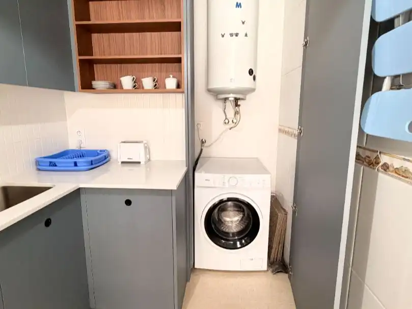 Cocina de Piso de alquiler en Oroso con Parquet, Amueblado y Horno