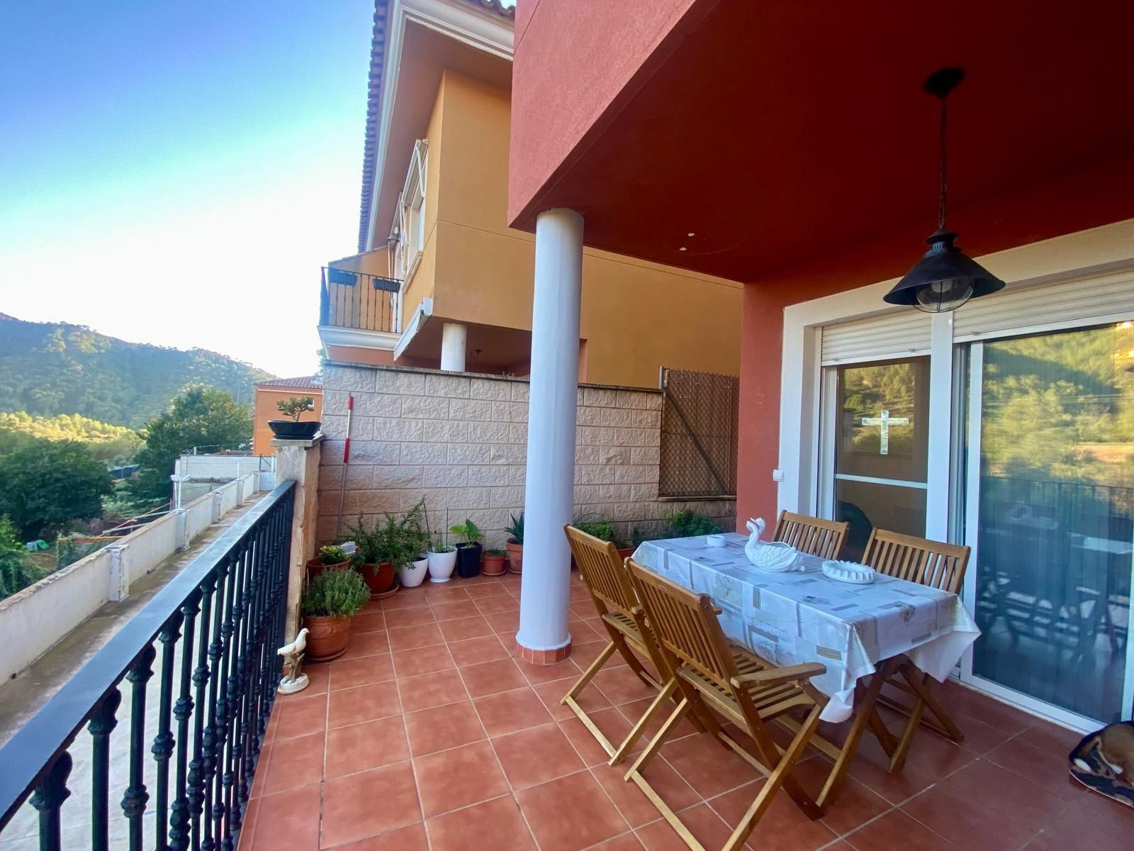 Terrace of Single-family semi-detached for sale in Serra  with Heating, Terrace and Storage room