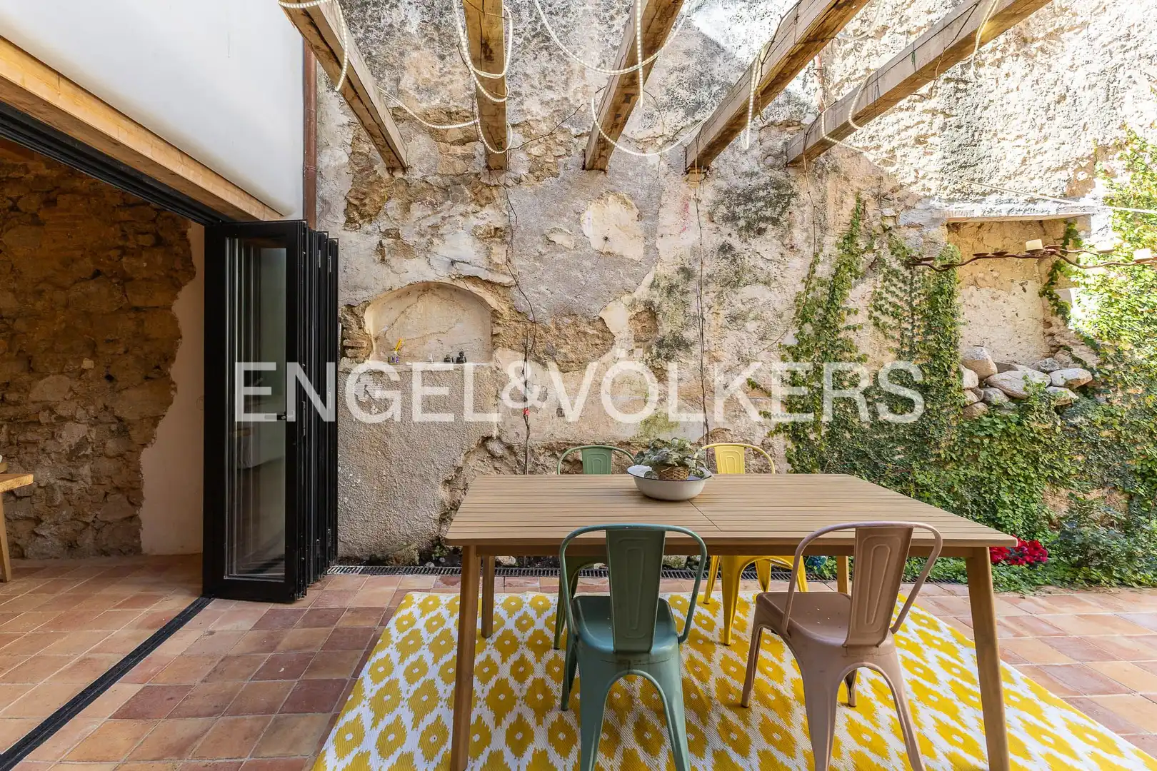 Terrace of Houses for rent in Sant Pol de Mar  with Air Conditioner, Heating and Parquet flooring