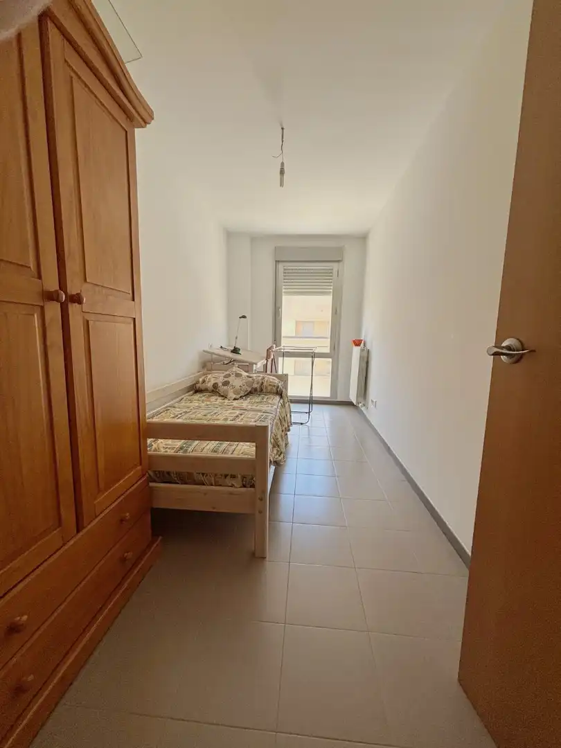 Schlafzimmer von Wohnung zum Verkauf in Zuera mit Heizung, Möbliert und Ofen