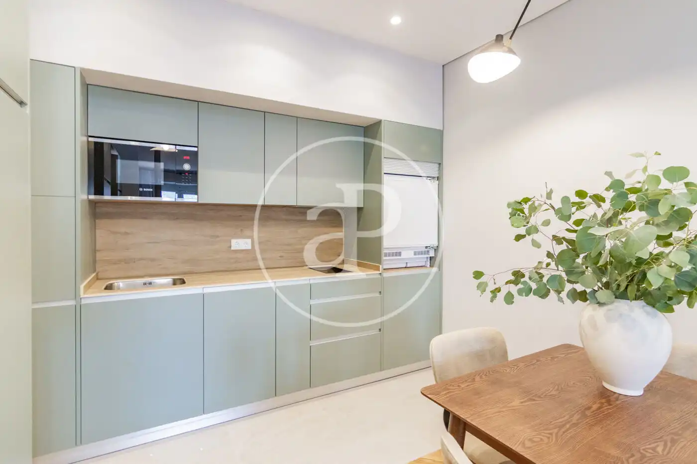 Cocina de Piso de alquiler en  Madrid Capital con Aire acondicionado, Calefacción y Amueblado