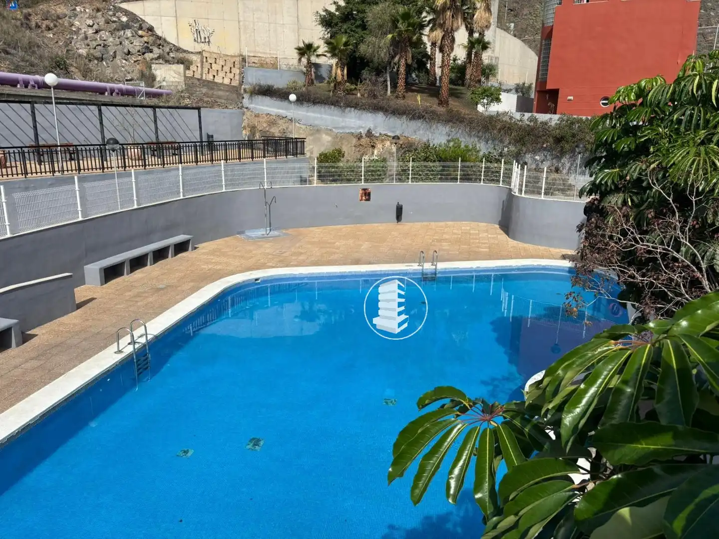 Piscina de Dúplex de alquiler en Candelaria con Aire acondicionado, Calefacción y Terraza