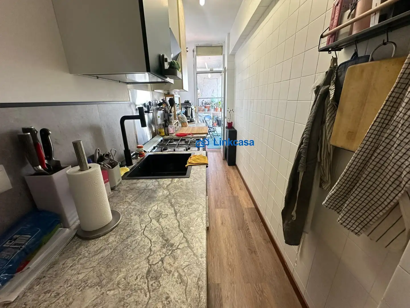 Kitchen of Flat for sale in Madrid  with Air Conditioner, Heating and Parquet flooring