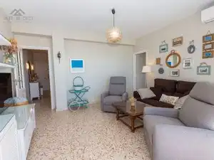 Living room of Flat for rent in Almuñécar  with Air Conditioner, Terrace and Furnished