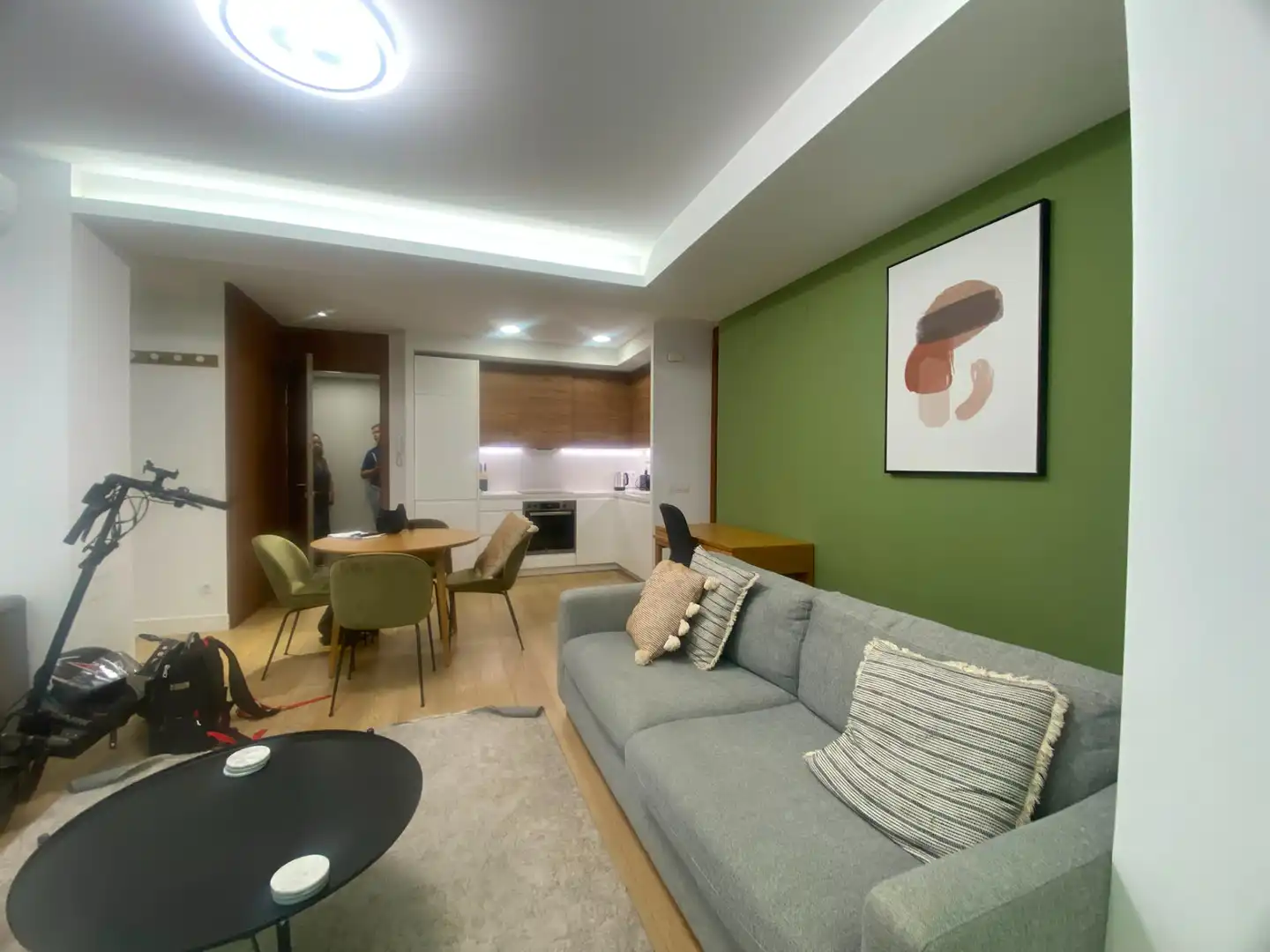 Living room of Apartments for rent in Madrid  with Air Conditioner, Heating and Furnished