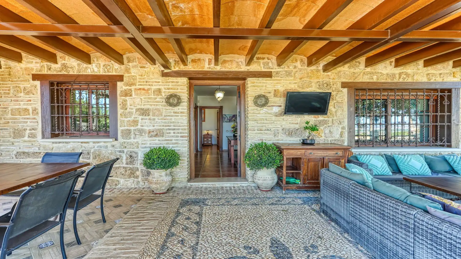 Terrasse von Country house zum Verkauf in Alhaurín de la Torre mit Klimaanlage, Heizung und Schwimmbad