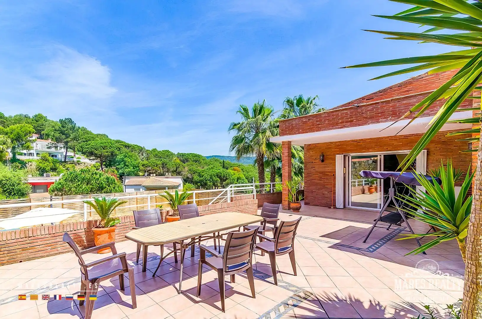 Terrassa de Casa o xalet en venda en Lloret de Mar amb Aire condicionat, Calefacció i Jardí privat