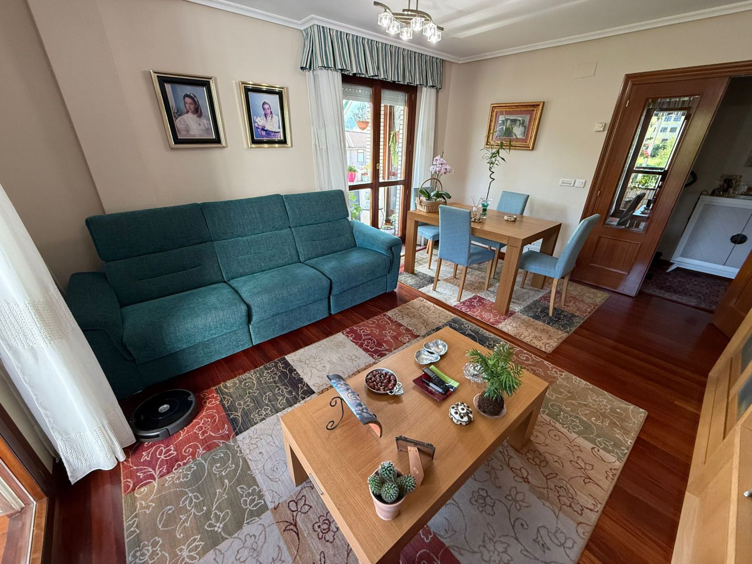 Living room of Flat for sale in Hazas de Cesto  with Heating, Parquet flooring and Terrace