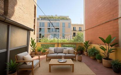 Terrace of Attic for sale in  Barcelona Capital  with Terrace, Storage room and Balcony