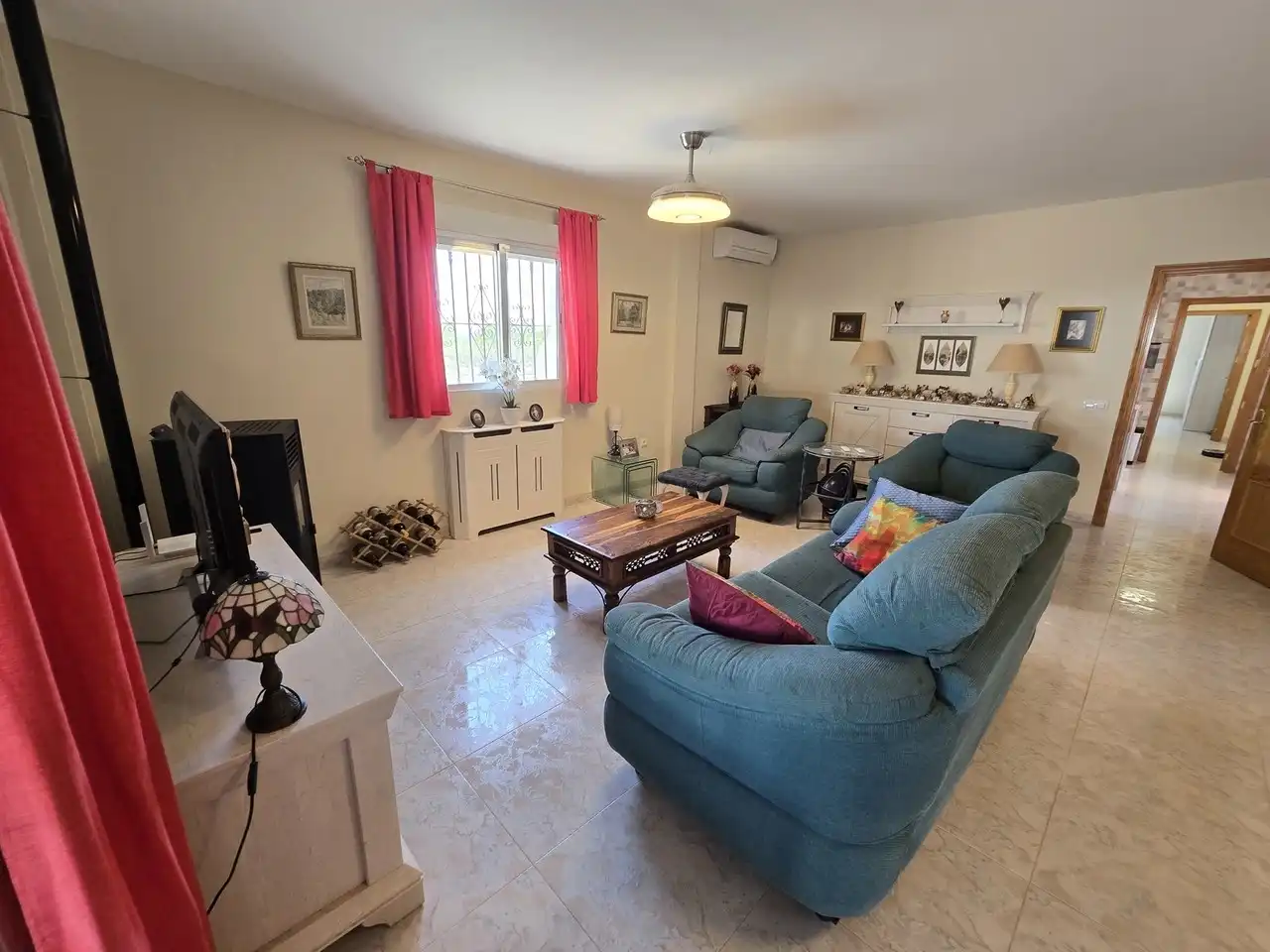 Sala de estar de Casa o chalet en venta en Albox con Aire acondicionado, Terraza y Piscina