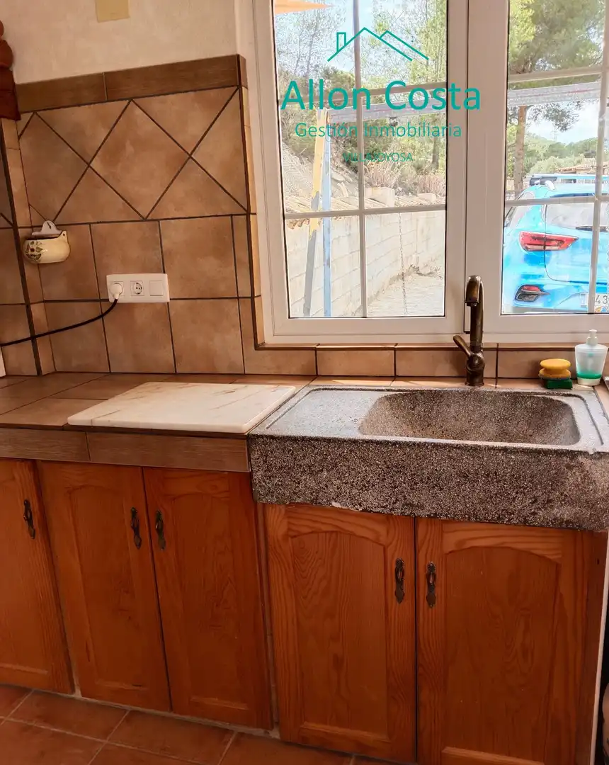 Cocina de Finca rústica en venta en Orxeta con Jardín privado, Terraza y Trastero