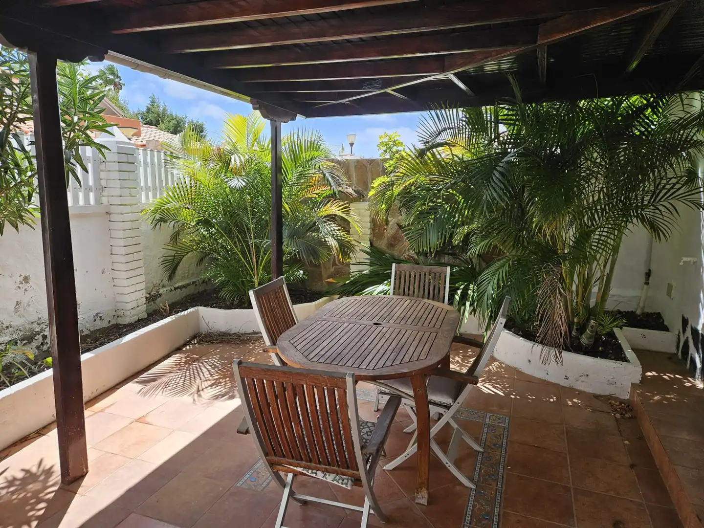 Terraza de Casa o chalet en venta en San Bartolomé de Tirajana con Aire acondicionado, Jardín privado y Amueblado