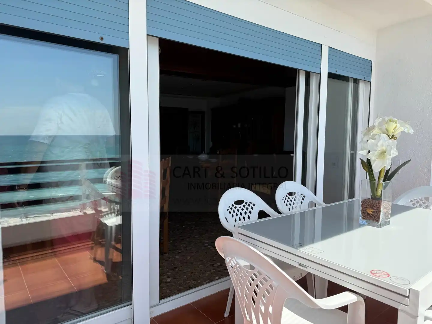 Terrace of Flat for rent in Vinaròs  with Heating, Terrace and Furnished
