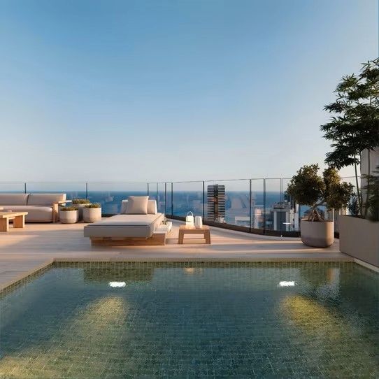 Terrace of Flat for sale in Calpe / Calp  with Air Conditioner and Community pool