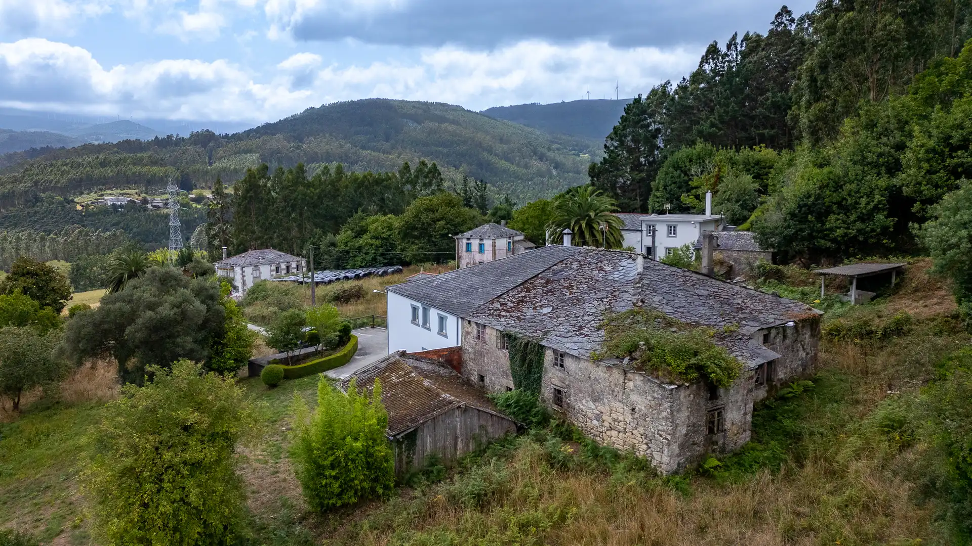 Vista exterior de Finca rústica en venda en Ourol