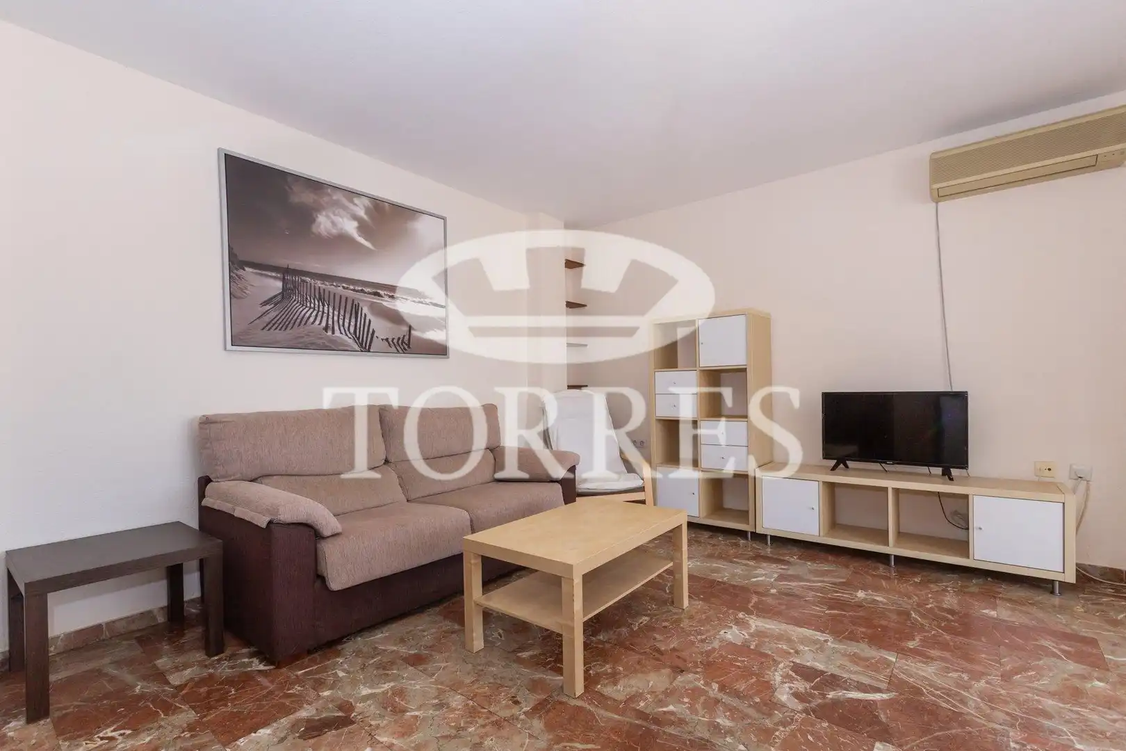 Sala d'estar de Apartament en venda en Benalmádena amb Aire condicionat, Calefacció i Terrassa
