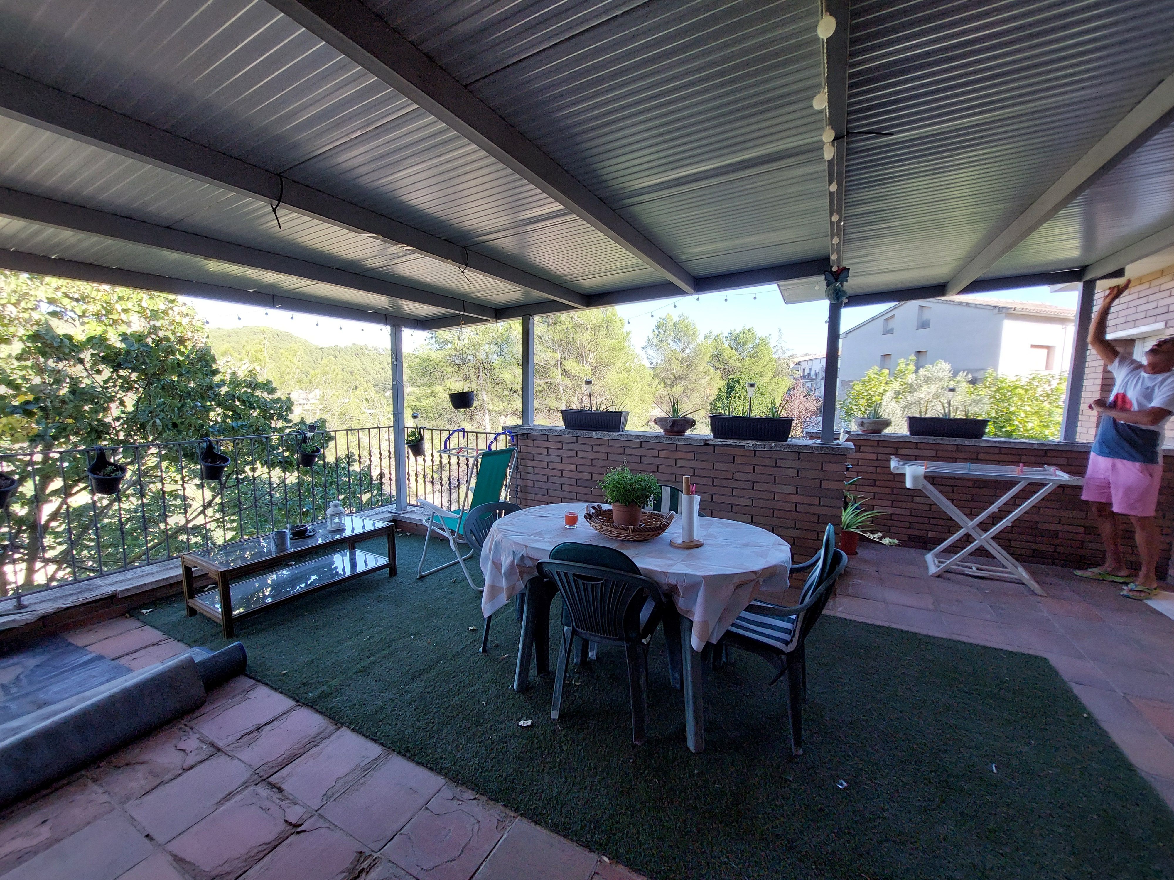 Terrace of Single-family semi-detached for sale in Avinyó  with Air Conditioner, Heating and Private garden