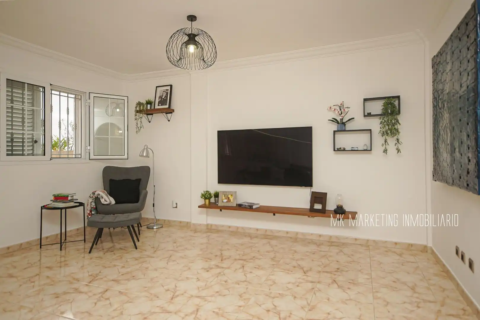 Sala de estar de Casa adosada en venta en Las Palmas de Gran Canaria con Jardín privado y Terraza
