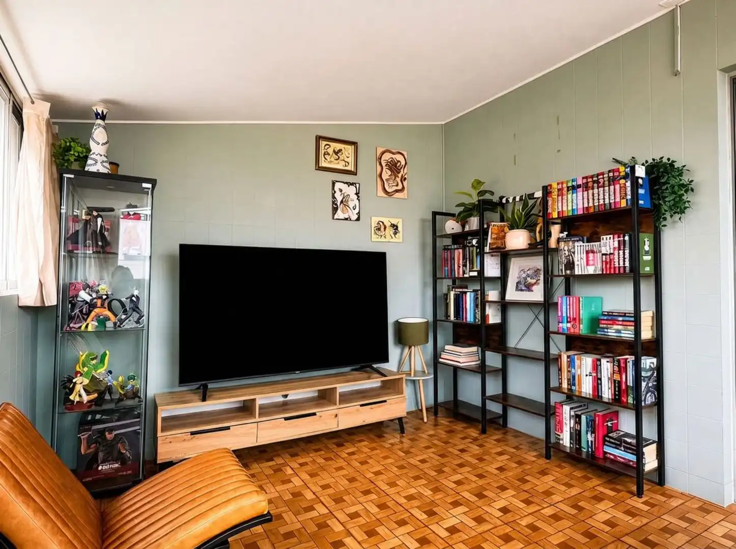 Wohnzimmer von Wohnung zum Verkauf in Alicante / Alacant mit Klimaanlage, Möbliert und Waschmaschine