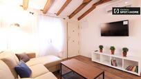 Living room of Flat to rent in  Madrid Capital  with Air Conditioner, Heating and Balcony