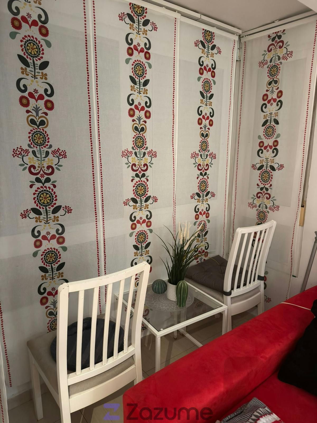 Garden of Flat to rent in  Sevilla Capital  with Air Conditioner, Heating and Furnished