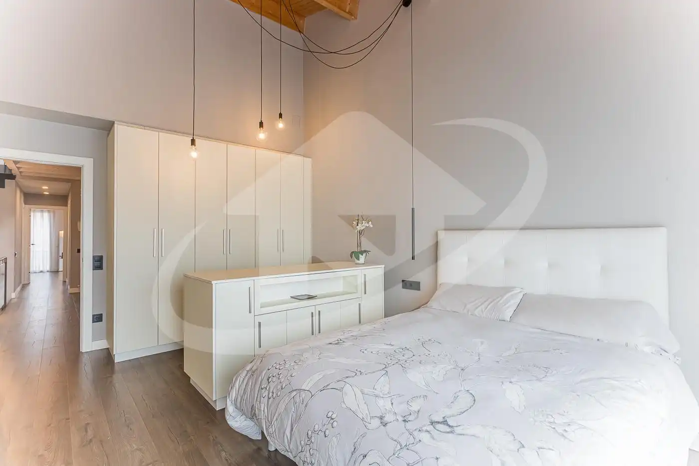 Bedroom of Houses for sale in Sabadell  with Heating, Private garden and Parquet flooring