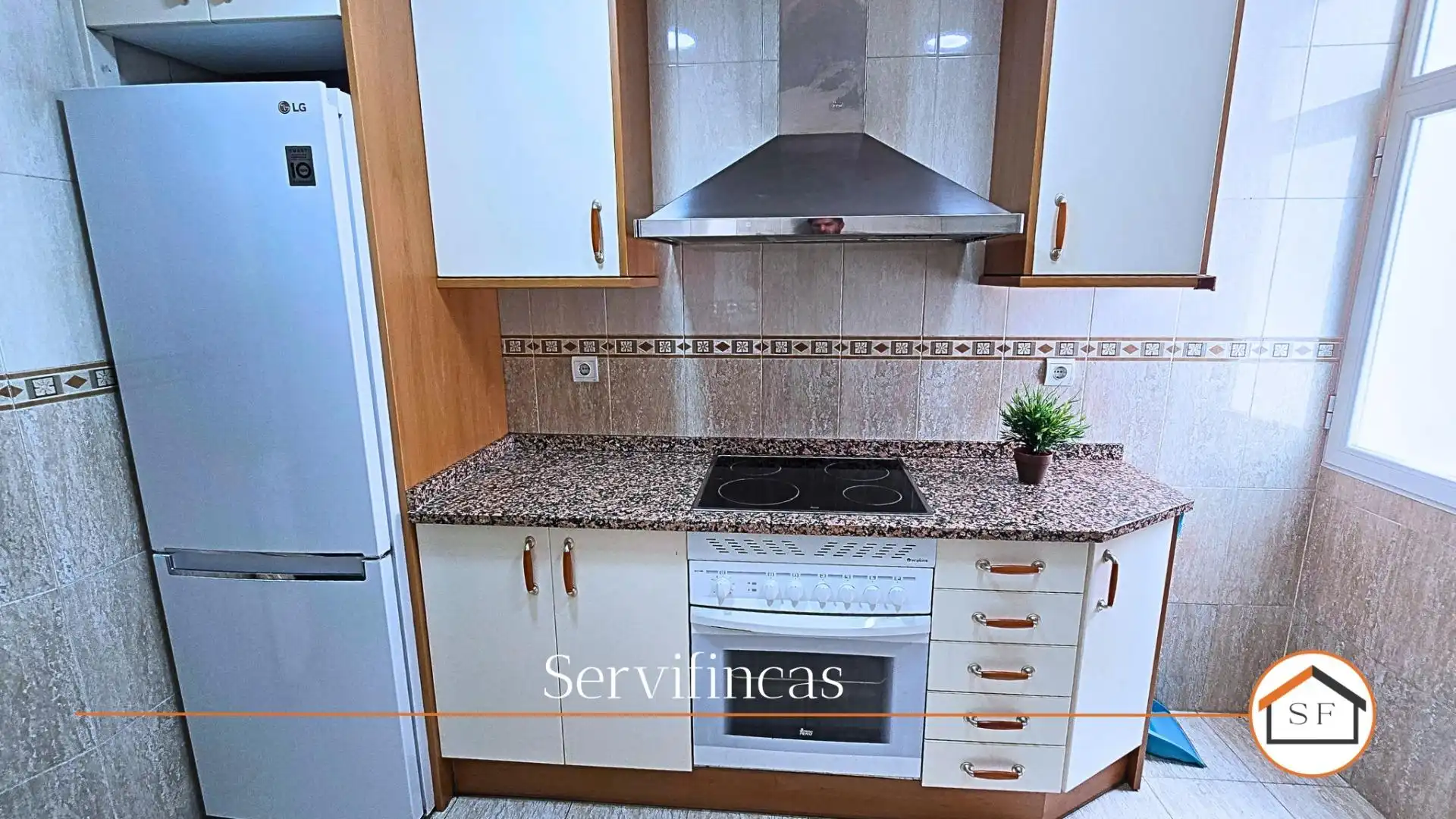 Kitchen of Flat for rent in Madrid  with Heating, Terrace and Balcony
