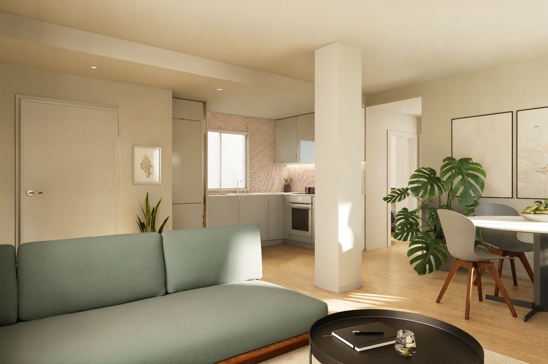 Sala de estar de Piso en venta en Málaga Capital