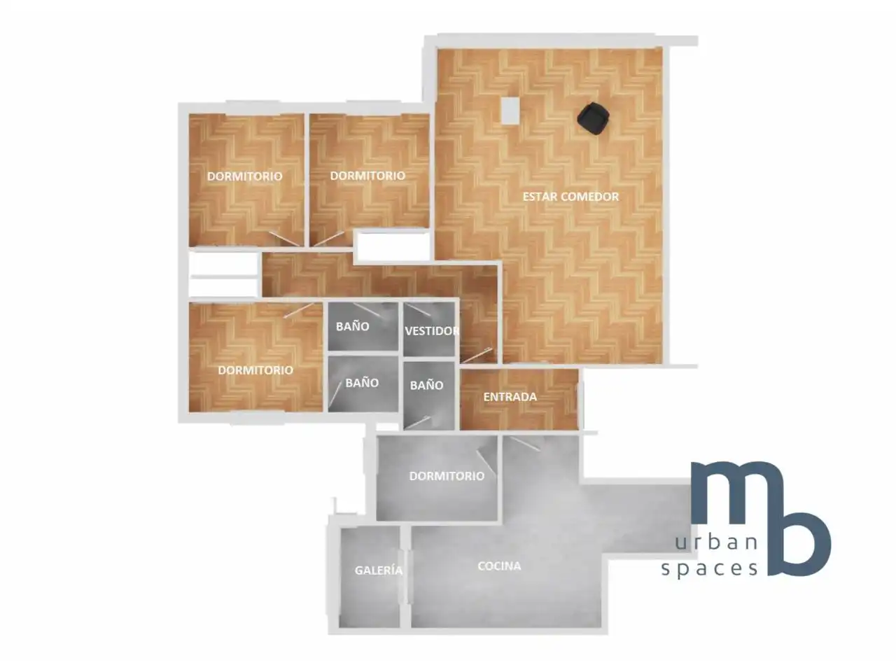 Piso de alquiler en Madrid con Aire acondicionado, Calefacción y Parquet