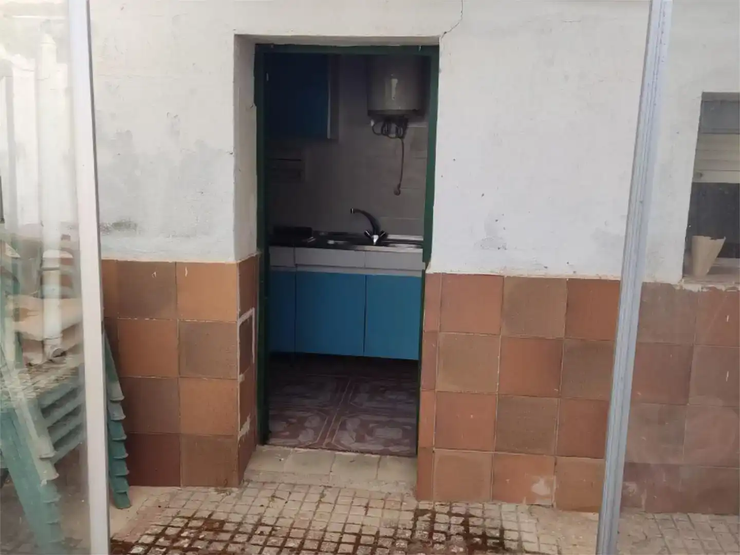 Cocina de Planta baja en venta en Cañada de Calatrava con Trastero y Amueblado